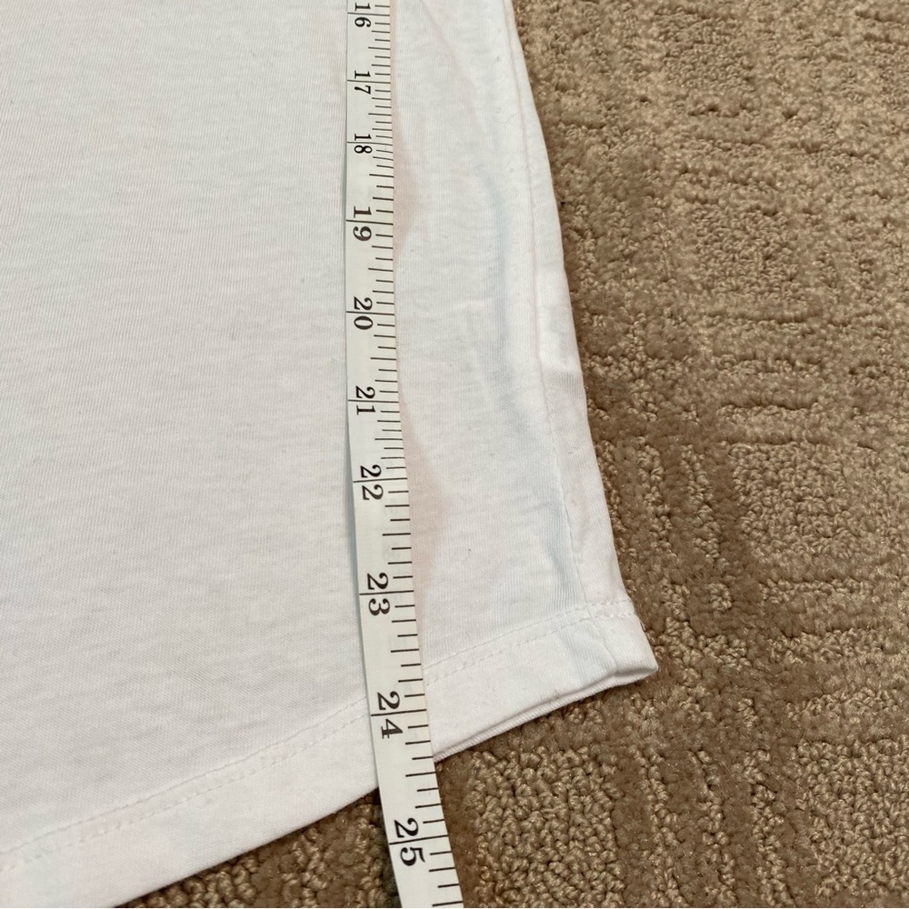 {Z Supply} The Varsity White and Peach Baseball Tee ~ Size XS - Picture 10 of 16